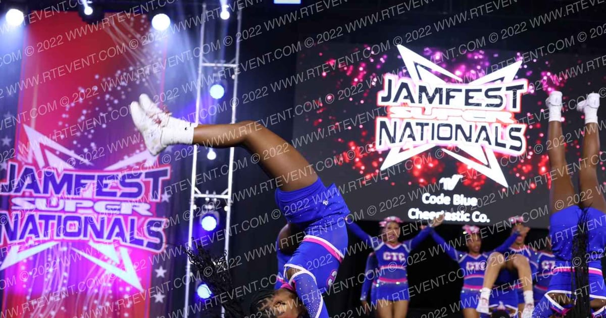 Cheertastic Co. Code Blue · Jamfest Cheer Super Nationals