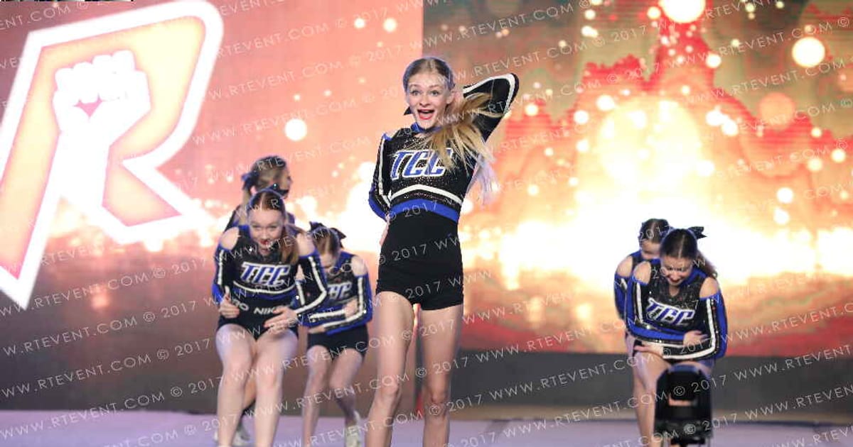 The Cheer Connection TCC Senior Flare · Gold Rush Ft Worth
