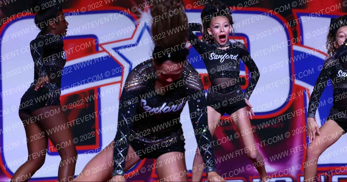 Sanford All-Star Cheerleading Junior Black · Spirit of Hope Grand Nationals