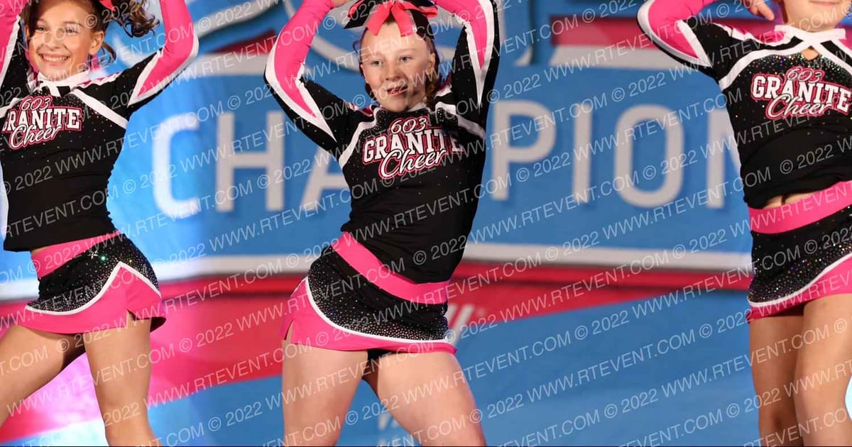 603 Granite Cheer Blaze Team · Aloha Worcester Showdown DIDII
