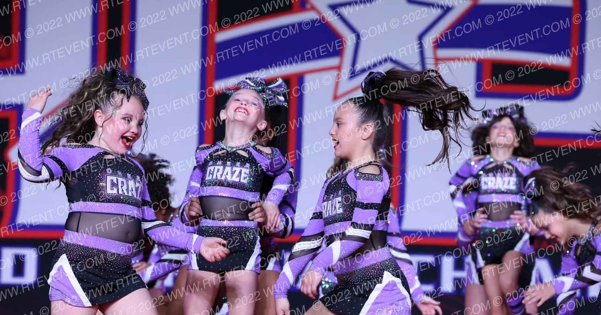 The Cheer Craze All Stars Lady Lightning · Spirit of Hope Grand Nationals