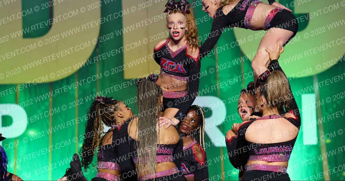Zachary Cheer Athletics Lady Red · Mardi Gras Nationals