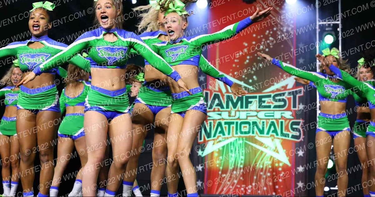 The Stingray Allstars Lime · Jamfest Cheer Super Nationals