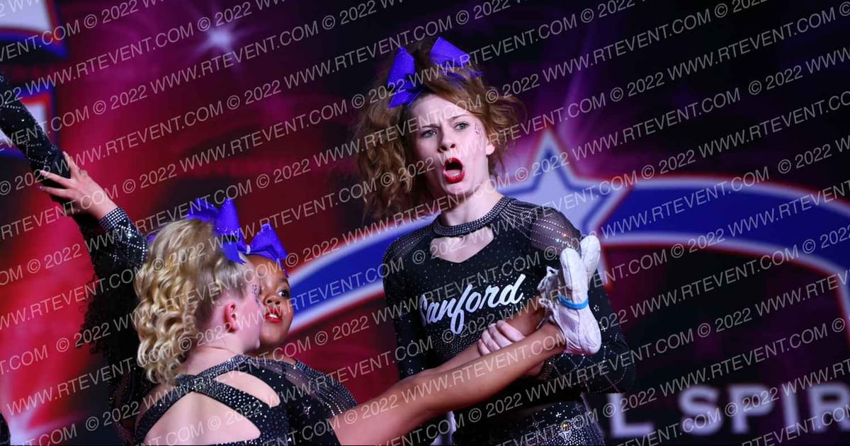 Sanford All-Star Cheerleading Aqua · Spirit of Hope Grand Nationals