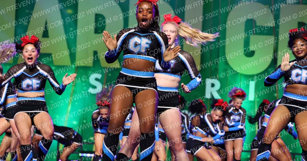 Louisiana Cheer Force Scarlet · Mardi Gras Nationals