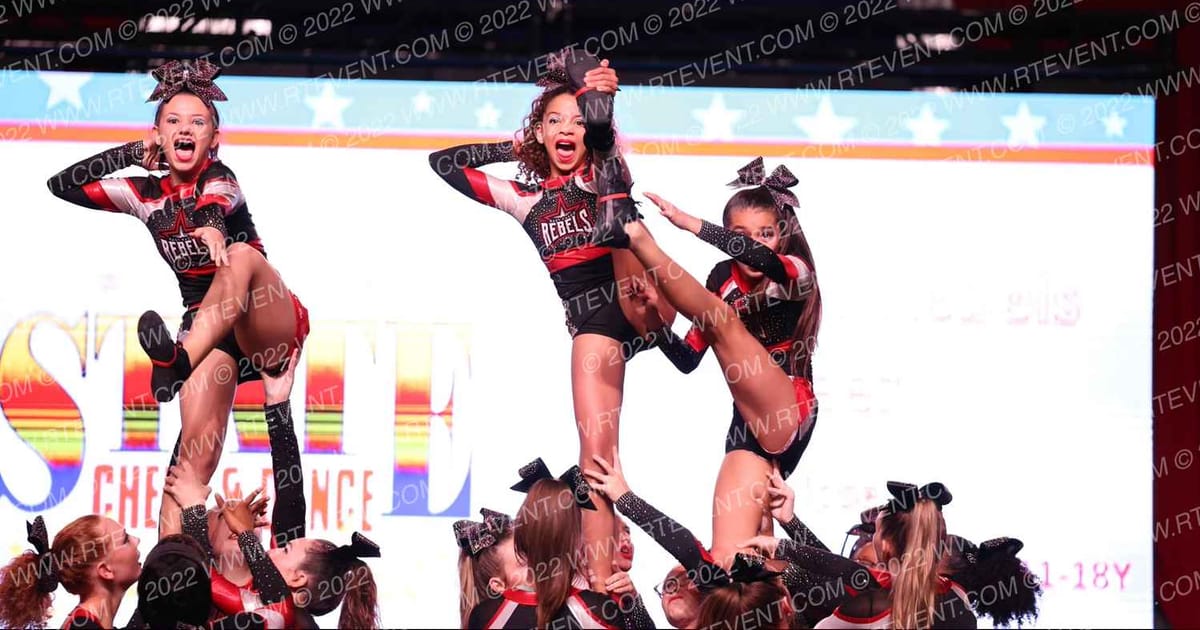 East Pasco Rebels Cheer Eclipse · The STATE Daytona Beach Nationals