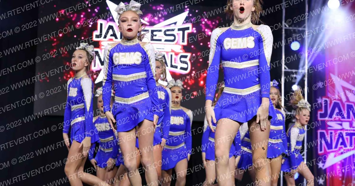 Gold Medal Gems Black Pearls · Jamfest Cheer Super Nationals