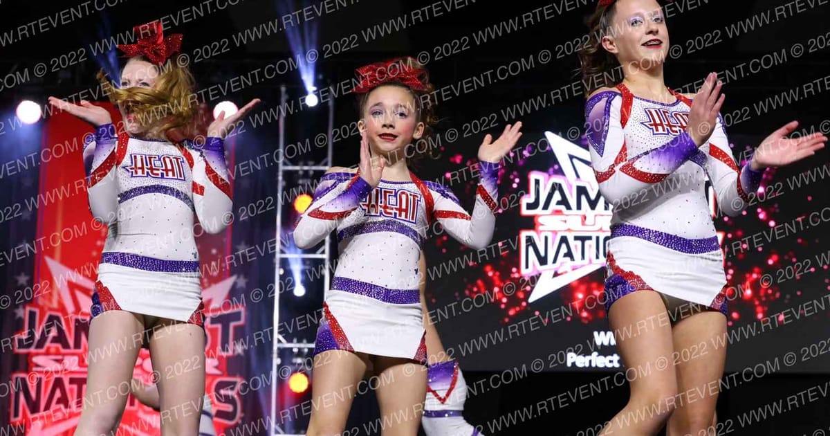 Perfect 10 Heat Wildfire · Jamfest Cheer Super Nationals