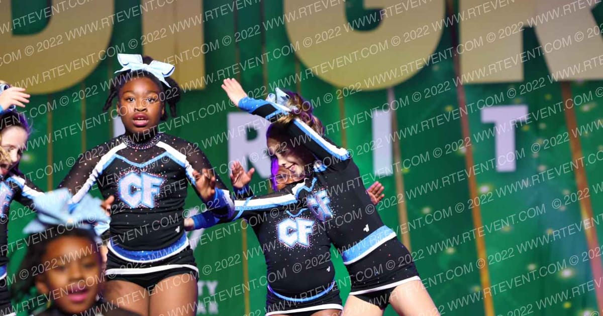 Louisiana Cheer Force Baby Blue · Mardi Gras Nationals