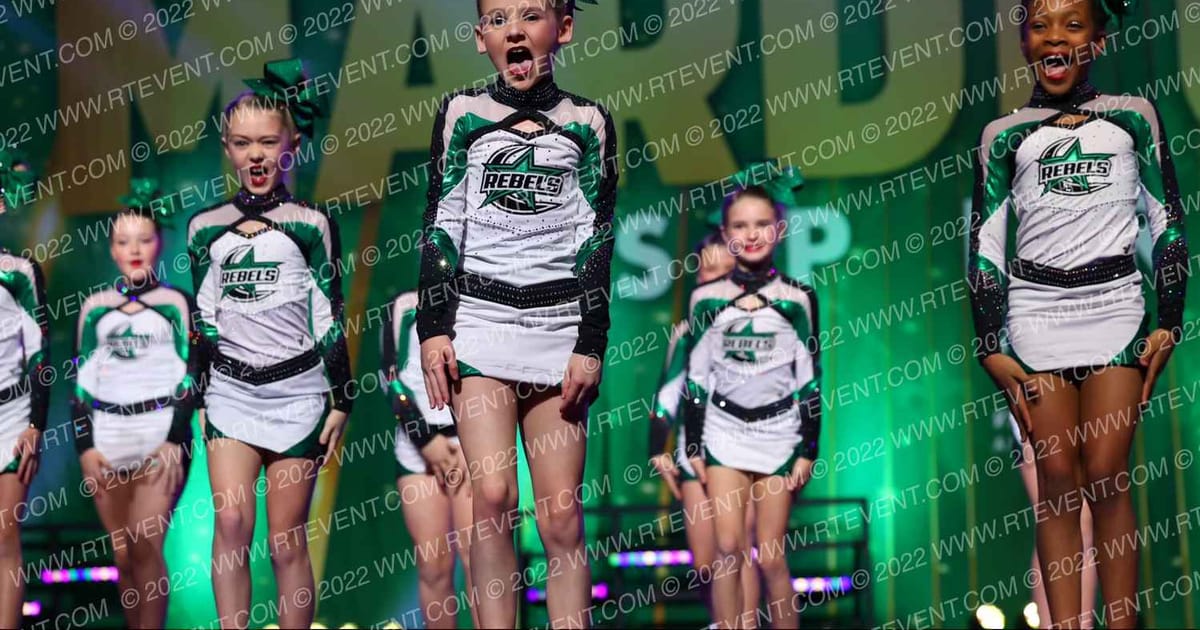 Louisiana Rebel All Stars Heart · Mardi Gras Nationals