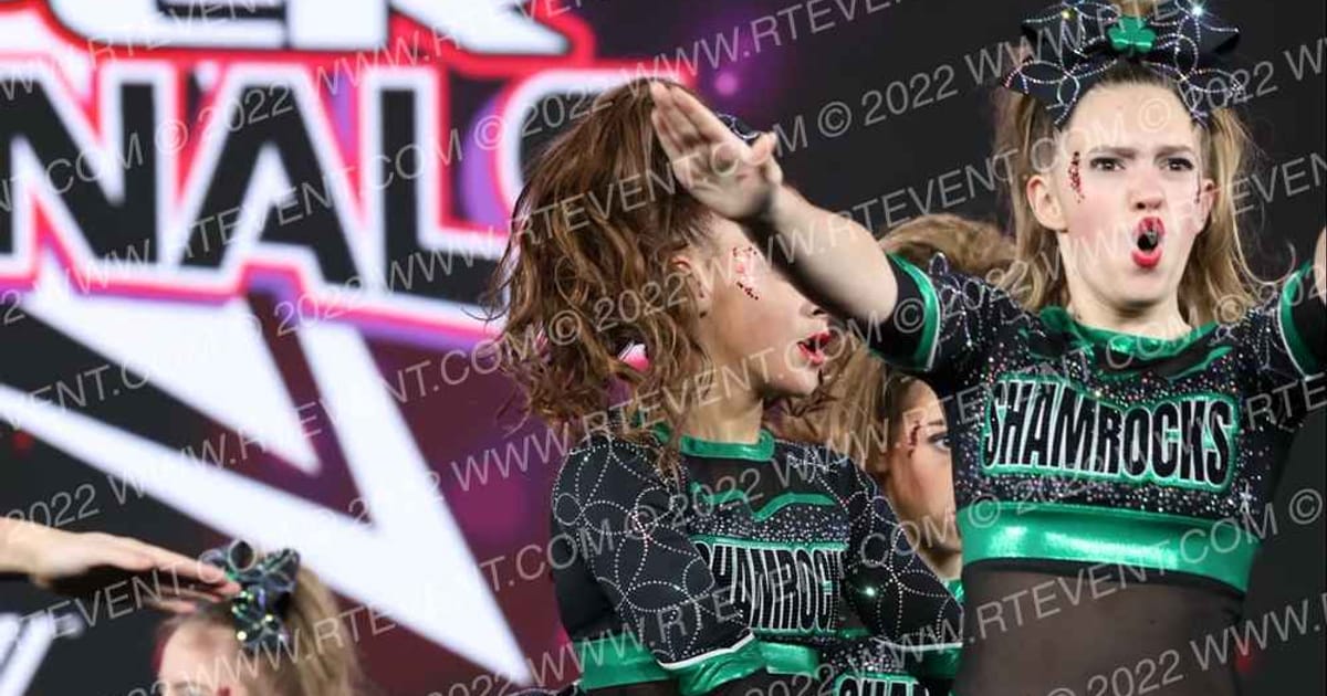 GU Shamrocks 4 Leaf Clovers · Jamfest Cheer Super Nationals