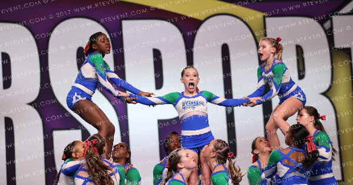 The Stingray All Stars Scarlet · CHEERSPORT NATIONALS HALL B5
