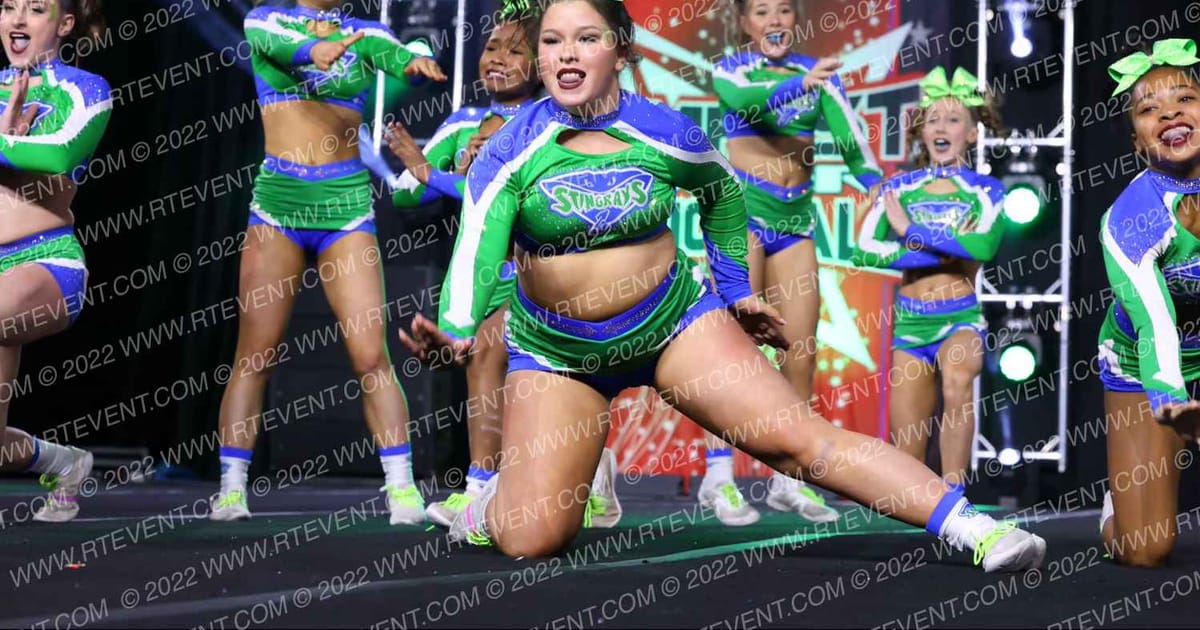 The Stingray Allstars Lime · Jamfest Cheer Super Nationals