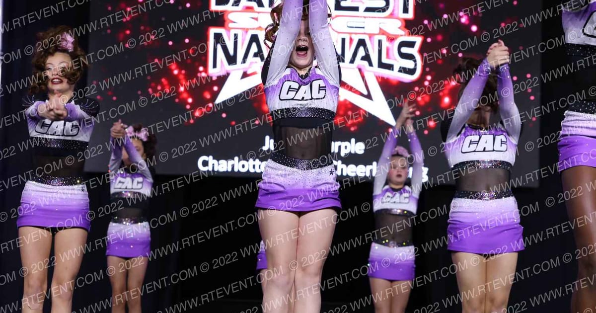 Charlotte Allstar Cheerleading Junior Purple · Jamfest Cheer Super Nationals