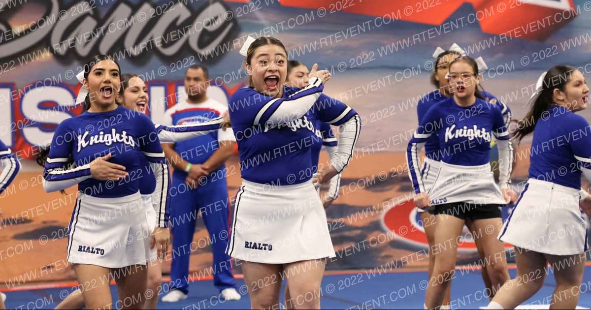 Rialto High School Cheer · Cheerpros riverside