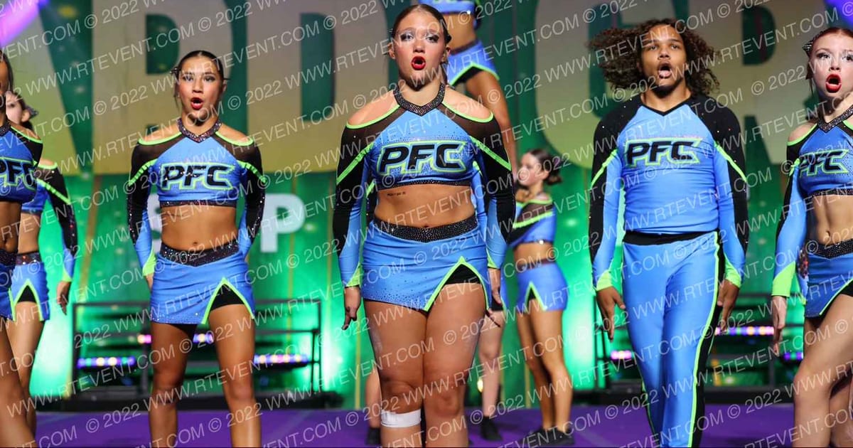 PunchFront Cheer SOL SISTERS · Mardi Gras Nationals