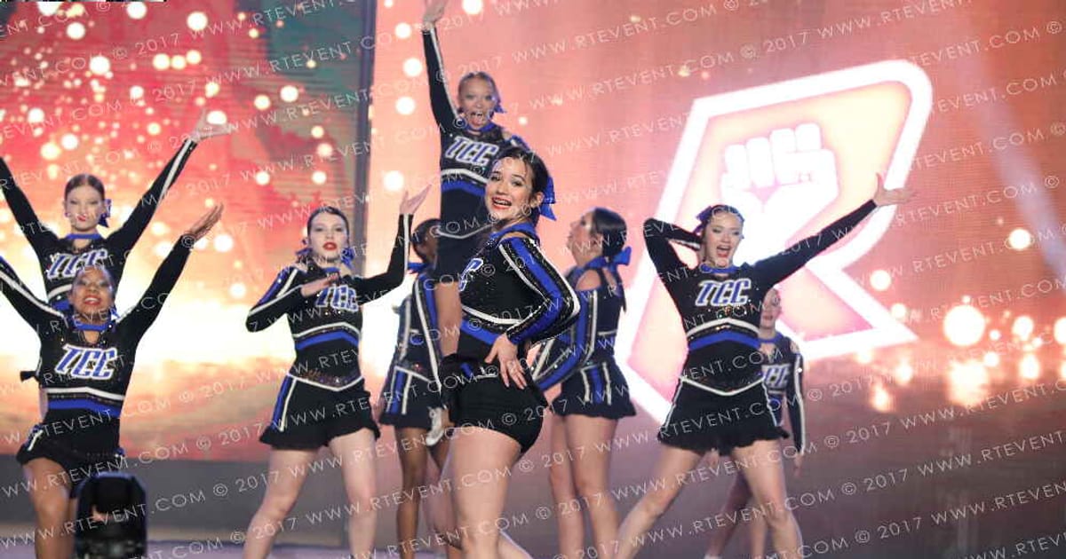 The Cheer Connection TCC Super Nova · Gold Rush Ft Worth