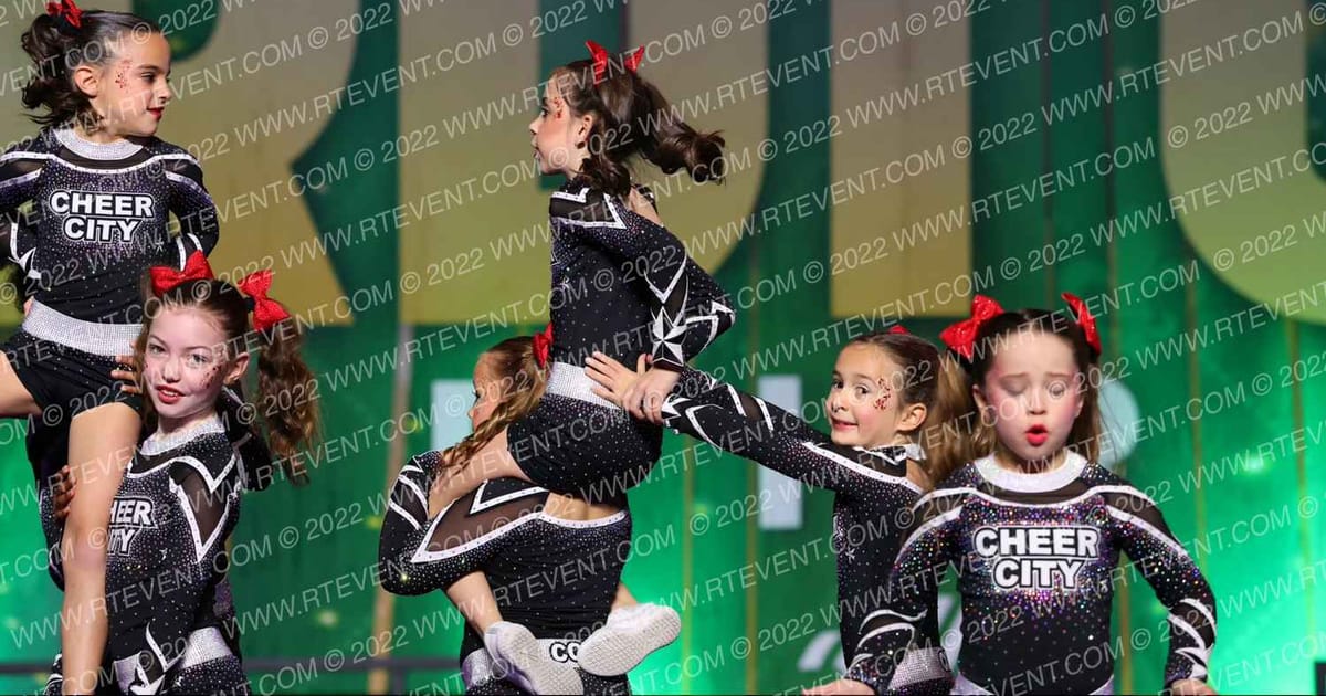 Cheer City United MINI MERMAIDS · Mardi Gras Nationals