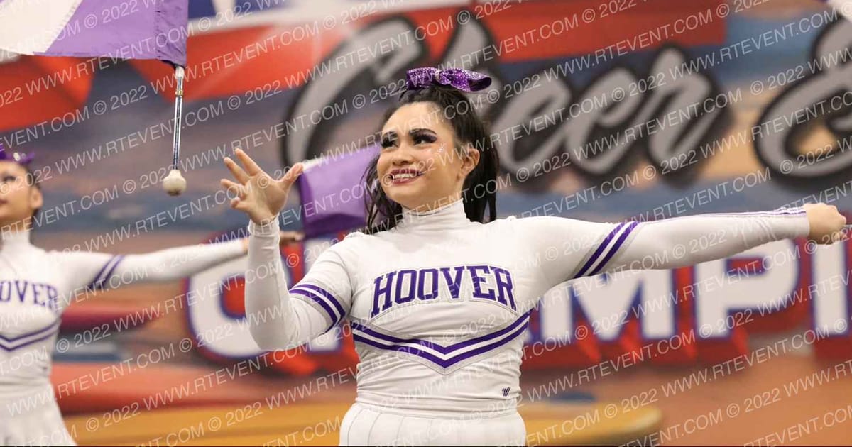 Hoover High School 2 Flag · Cheerpros riverside