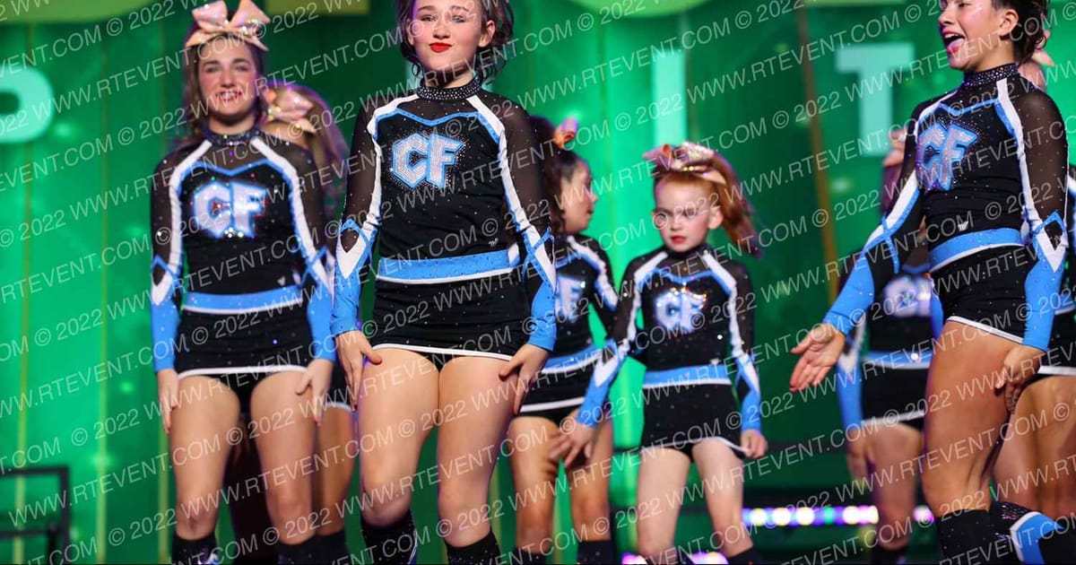 Louisiana Cheer Force Peach · Mardi Gras Nationals