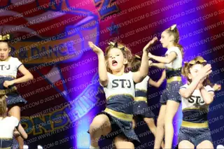 The St James Cheer All-Stars Gold Rush Y1