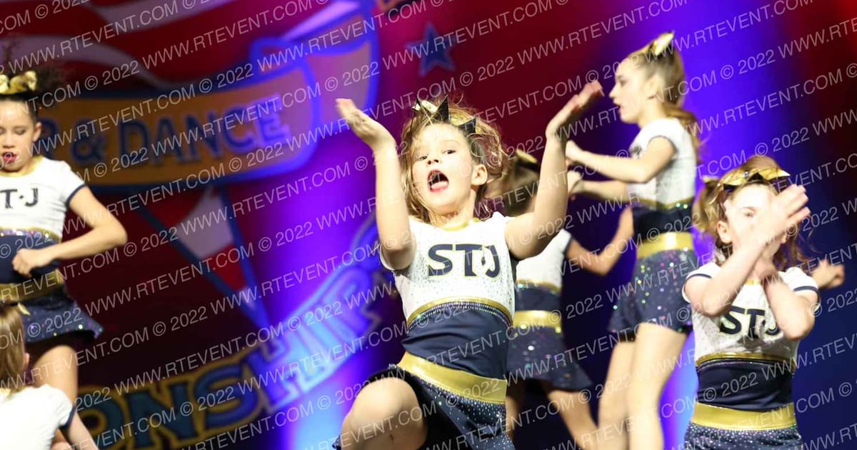 The St James Cheer All-Stars Gold Rush Y1 · The American Masters Baltimore Nationals