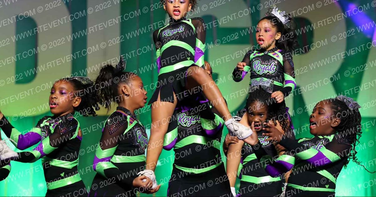 Grace Elite Cheer and Dance Purple Reign · Mardi Gras Nationals