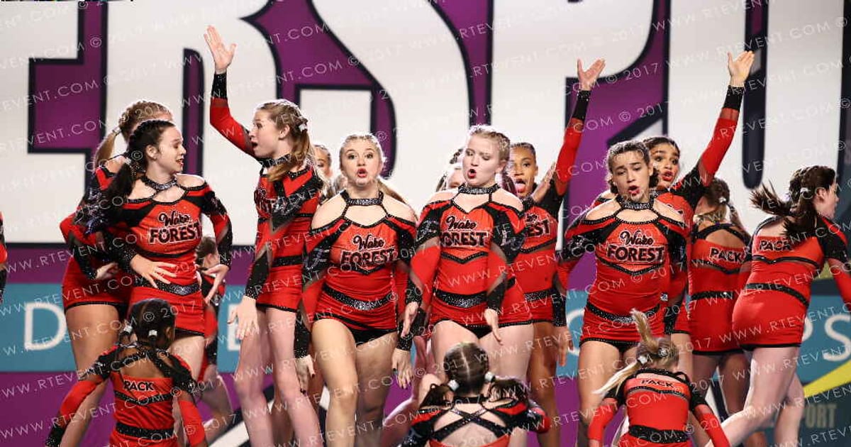 Wake Forest All Stars Mystic Wolves · CHEERSPORT NATIONALS HALL B4
