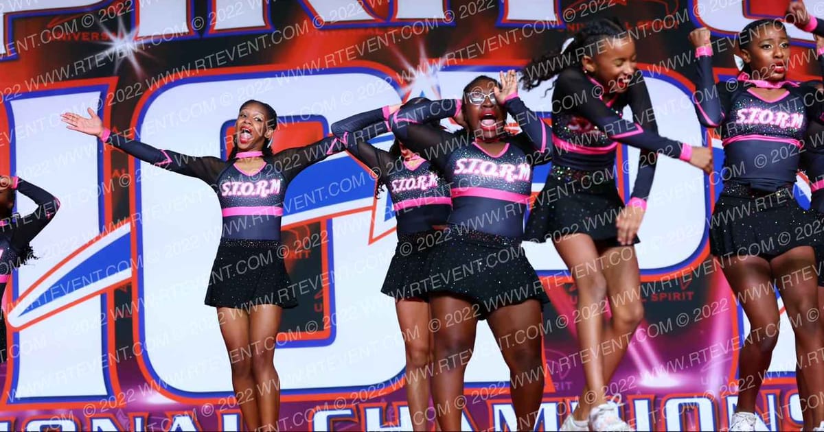 S.T.O.R.M Cheerleading Black Frost · Spirit of Hope Grand Nationals