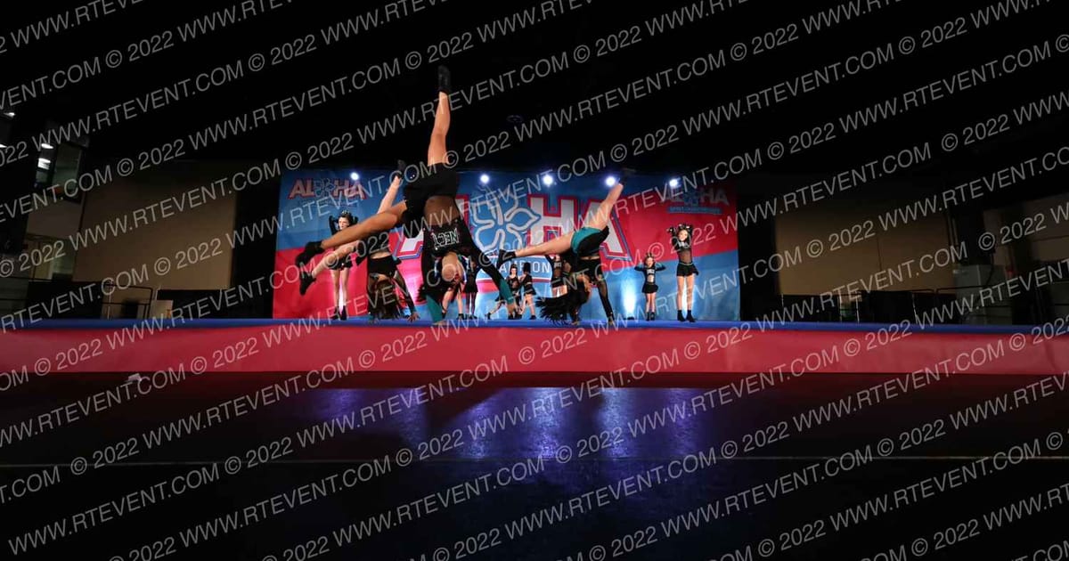 New England Cheer & Tumble Youth Black Pearls · Aloha Worcester Showdown DIDII