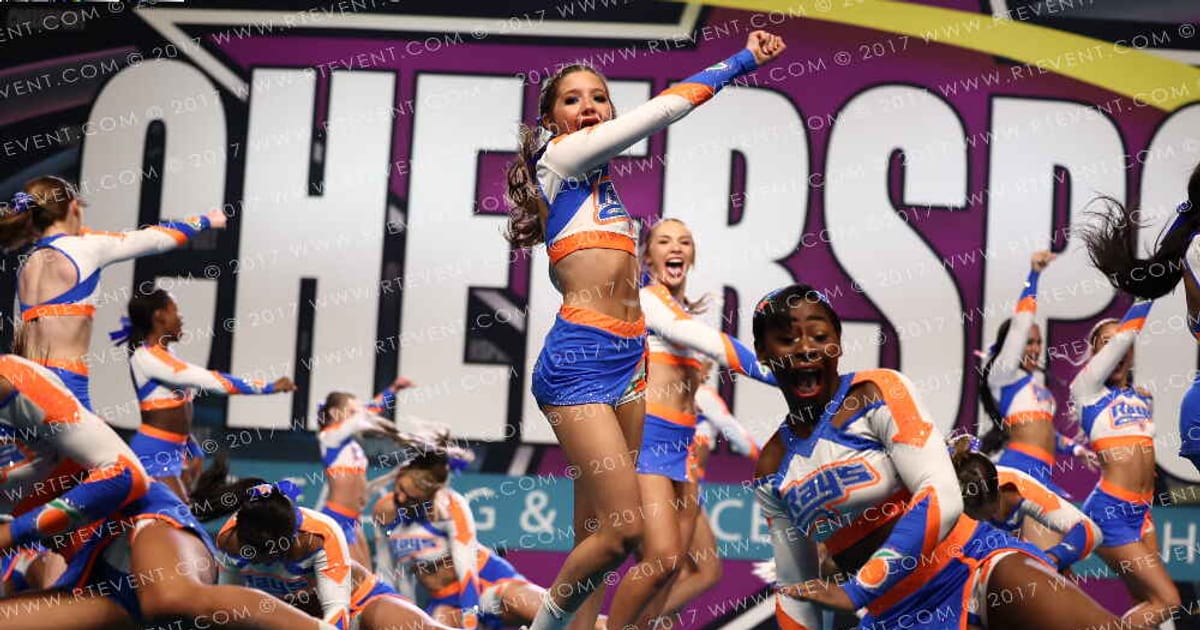 The Stingray All Stars Orange · CHEERSPORT NATIONALS HALL B4
