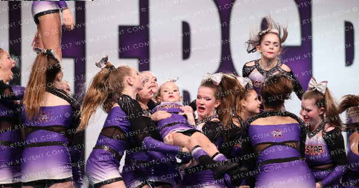 Rockstar Cheer Lake Norman Twisted Sister · CHEERSPORT NATIONALS HALL B5