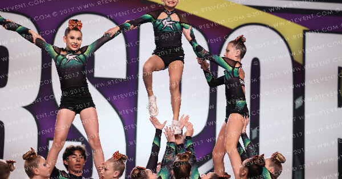 CheerForce San Diego Rage · CHEERSPORT NATIONALS HALL B5
