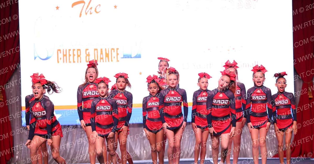 RADD Cheer Blue Angels · The STATE Daytona Beach Nationals