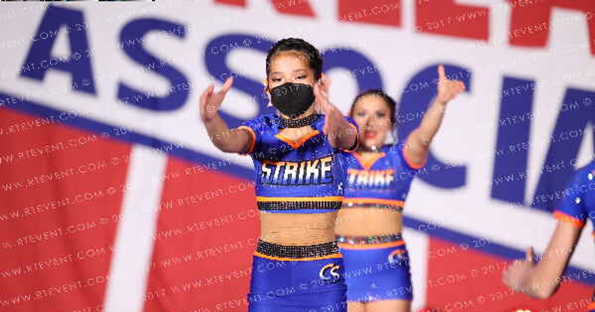 Cheer Strike Allstars Orange Crush · San Marcos Classic