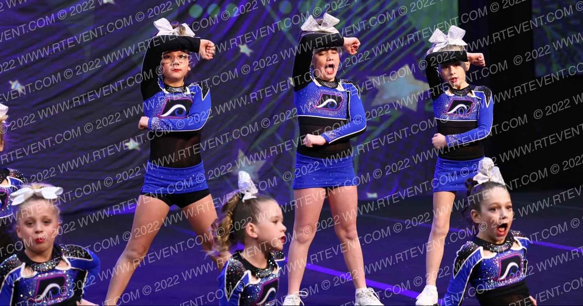 Bluewater Cheer Athletics Splash · Feel the Power