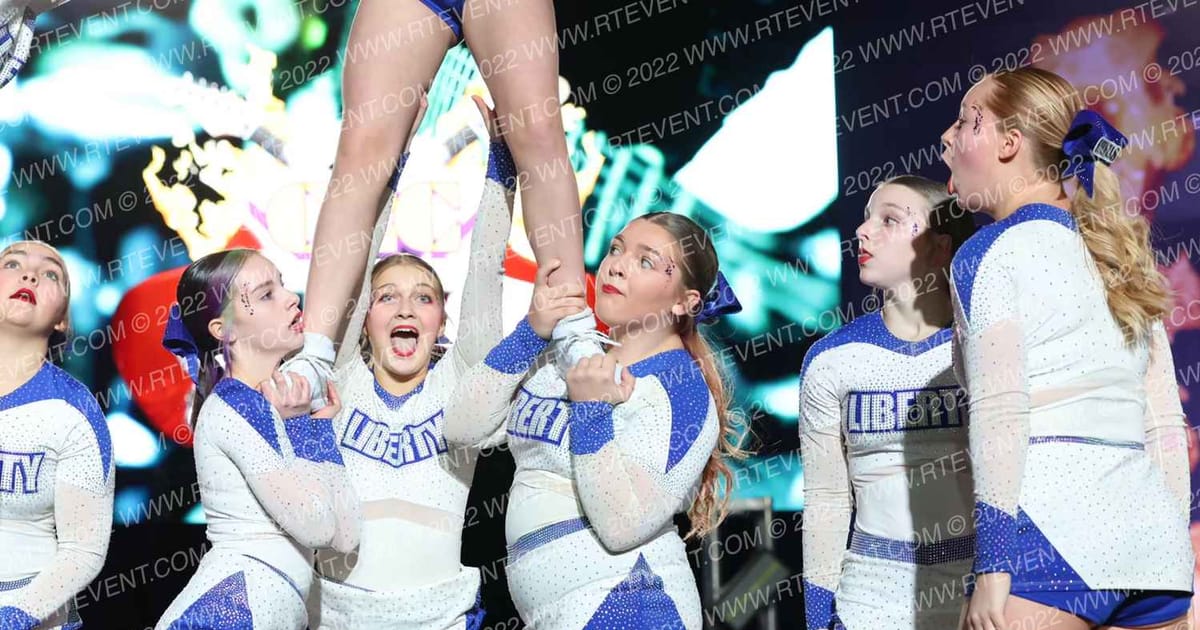 Liberty Athletics bombshells · Hard Rockin Nationals