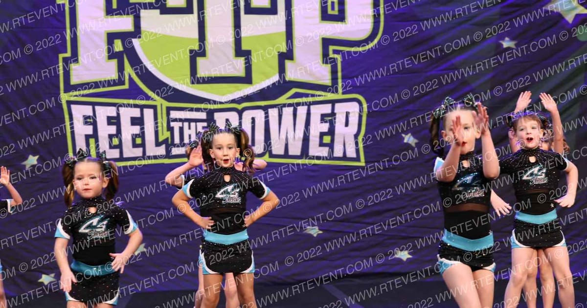 Cheer Sport Sharks - Kitchener Polkadot Sharks · Feel the Power