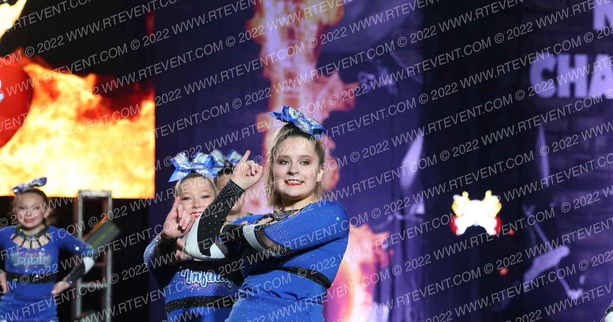 Infinity All Star Cheerleading Aftershock · Hard Rockin Nationals