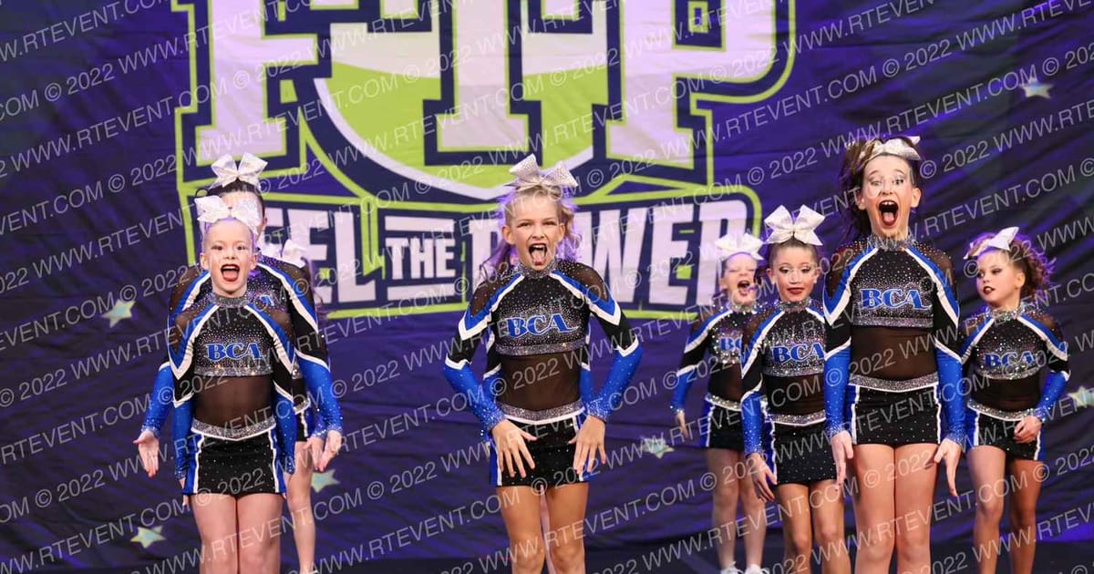 Beach Cheer Athletics Scorch · Feel the Power