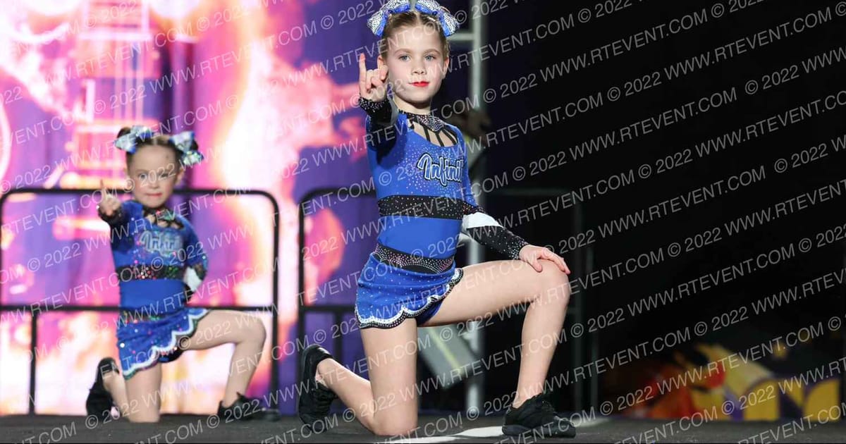Infinity All Star Cheerleading Tiny Time Bombs · Hard Rockin Nationals