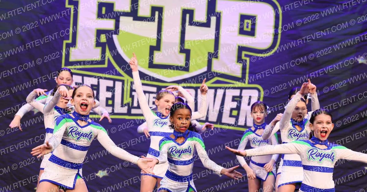 Cheer Strike Royals Radiance · Feel the Power