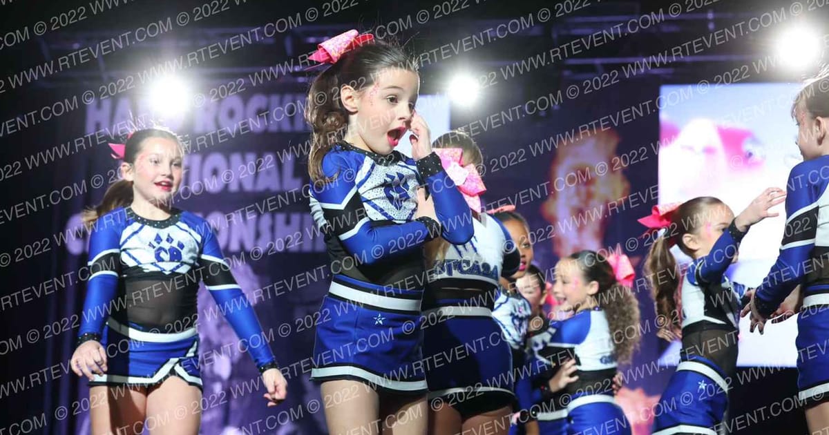 Cheer Athletics Rochester Times Square Tigers · Hard Rockin Nationals