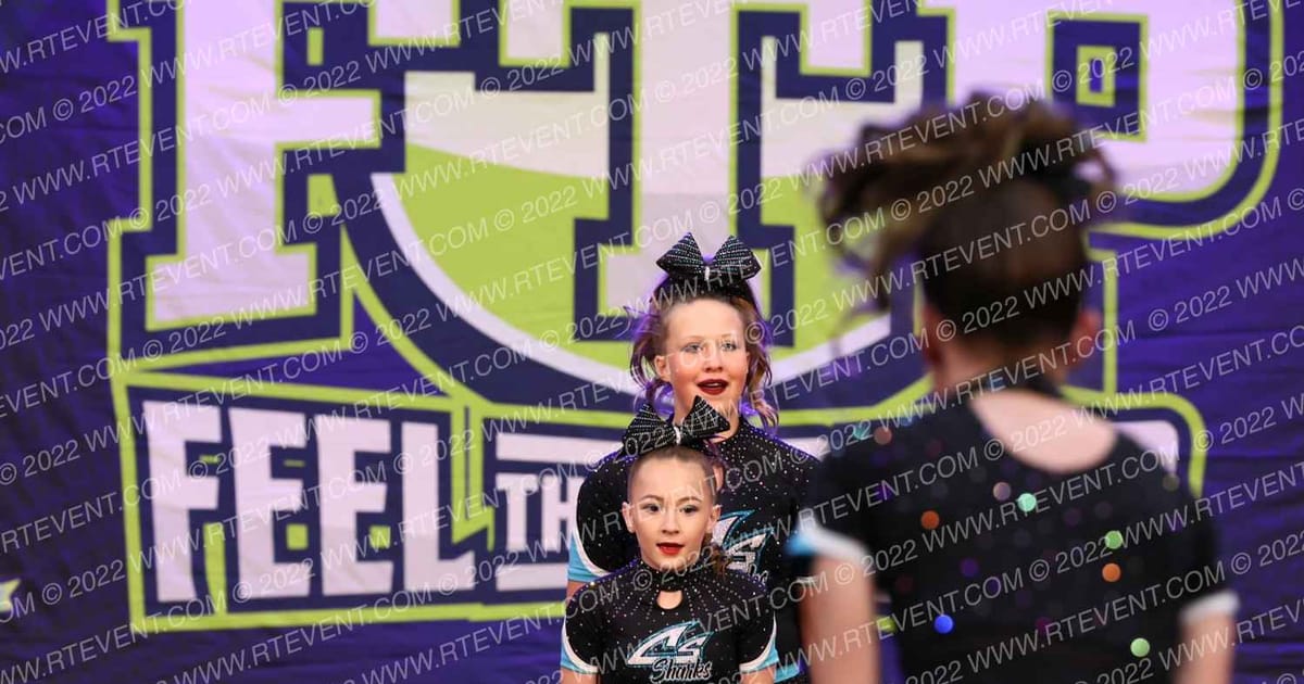 Cheer Sport Sharks - Kitchener Lucky Sharks · Feel the Power