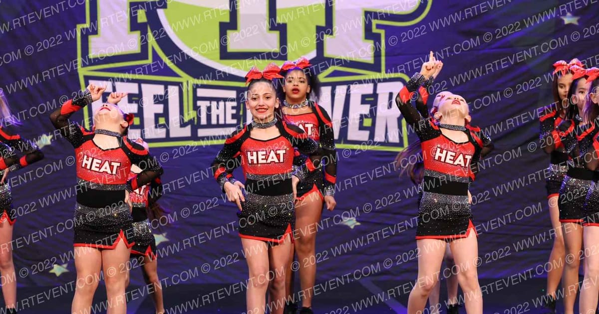 London Heat Cheerleading Shimmer · Feel the Power