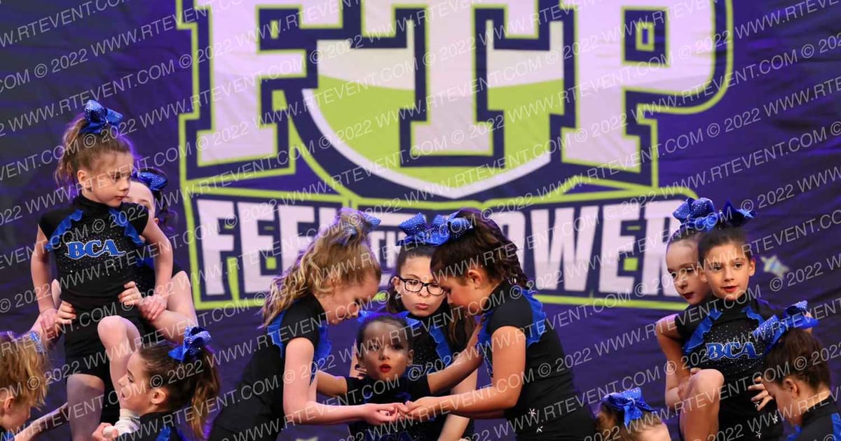 Beach Cheer Athletics Ripples · Feel the Power