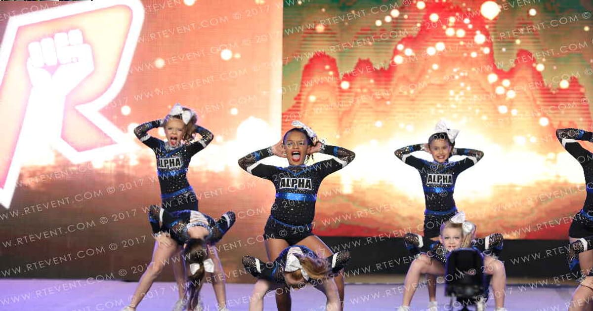 Alpha Cheer & Dance Elevate · Gold Rush Ft Worth