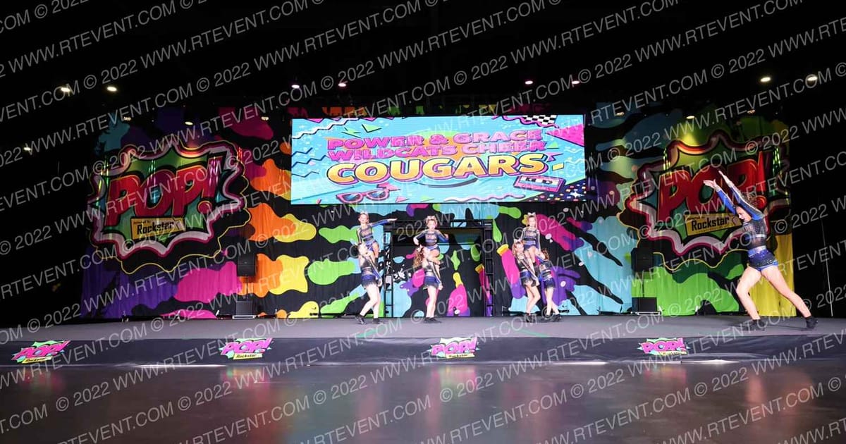 Power & Grace Wildcats Cheer Cougars · POP Grand Nationals