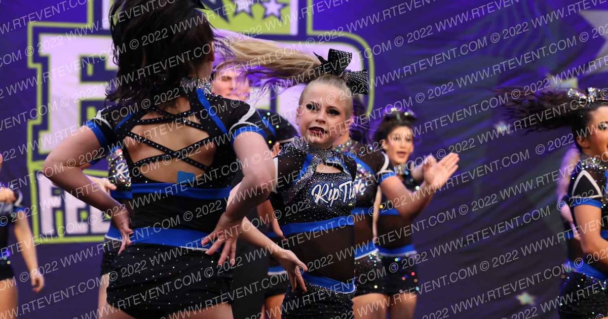 Beach Cheer Athletics RipTide · Feel the Power