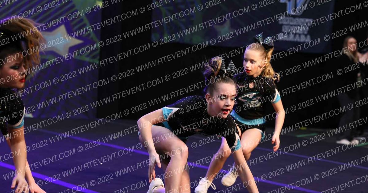 Cheer Sport Sharks - Kitchener Neon Sharks · Feel the Power
